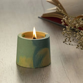 Concrete Jar Candle – Soy Wax Candle with Wooden Wick