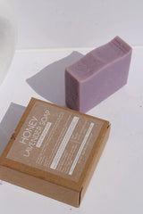 Honey Lavender Cold Process Soap | Handmade Nourishing Bar by ZURI