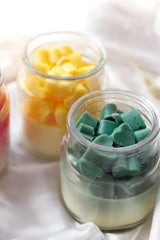 ZURI Little Heart Mini Candles – Scented Soy Wax in Colorful Jars