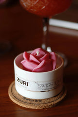 Single Flower Candle - Swiss Love | ZURI Scented Soy Wax Candle