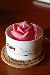 Single Flower Candle - Swiss Love | ZURI Scented Soy Wax Candle