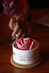 Single Flower Candle - Swiss Love | ZURI Scented Soy Wax Candle